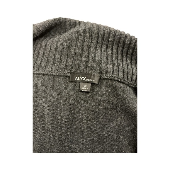 Alyx Charcoal Turtleneck Sweater for Men - Picture 3 of 5